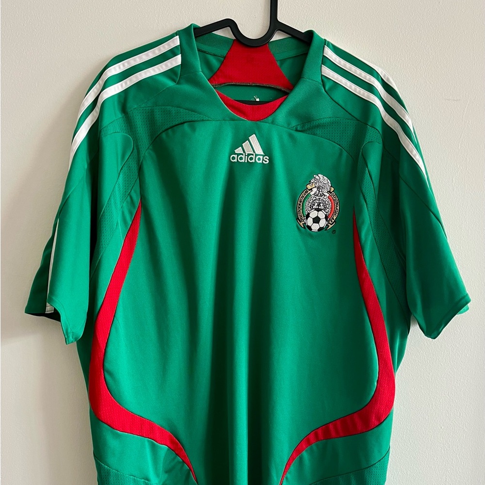 Mexico 2007 Home adidas Soccer Jersey Size Large